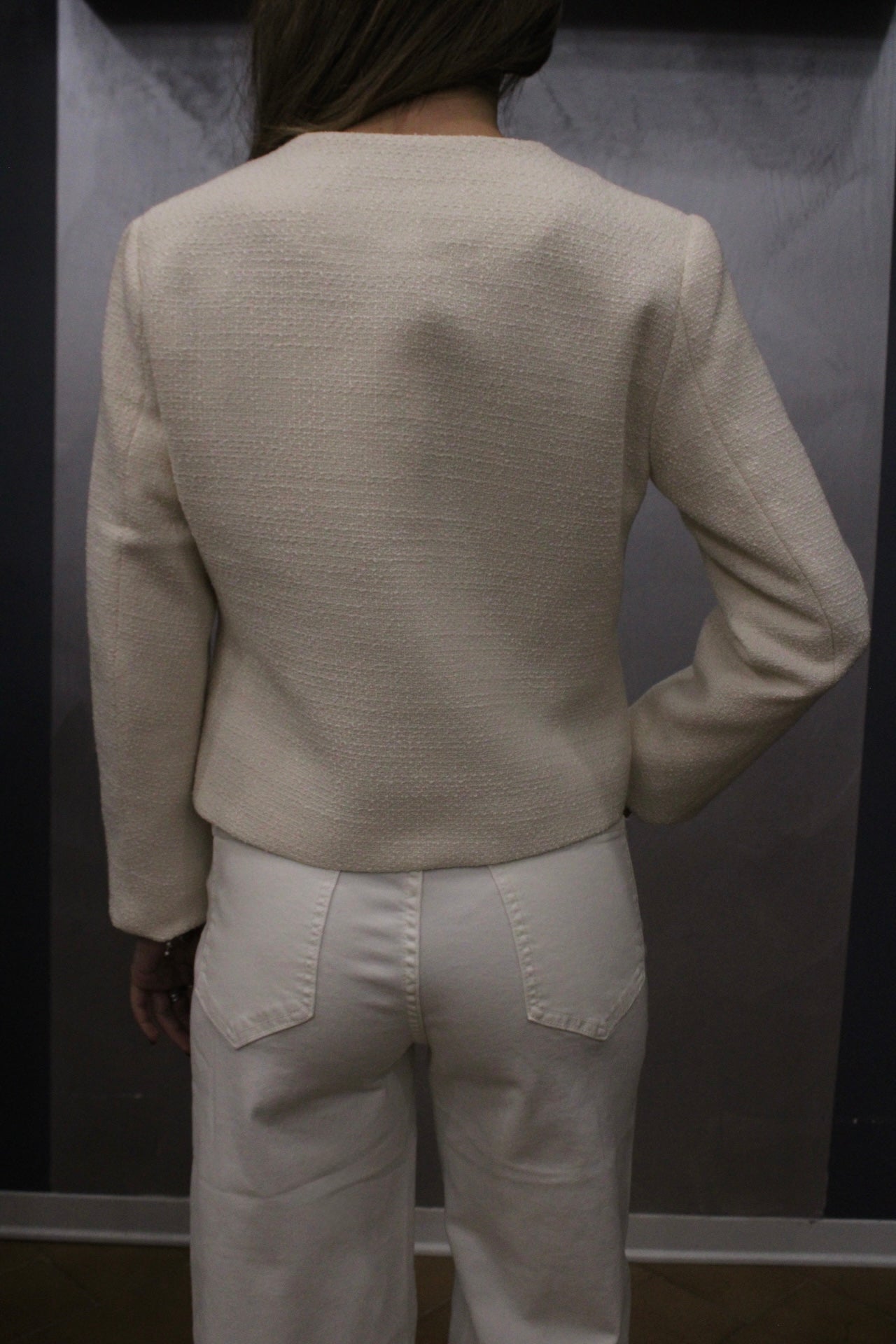 GIACCA BOXY FIT CON BOTTONI GIOIELLO