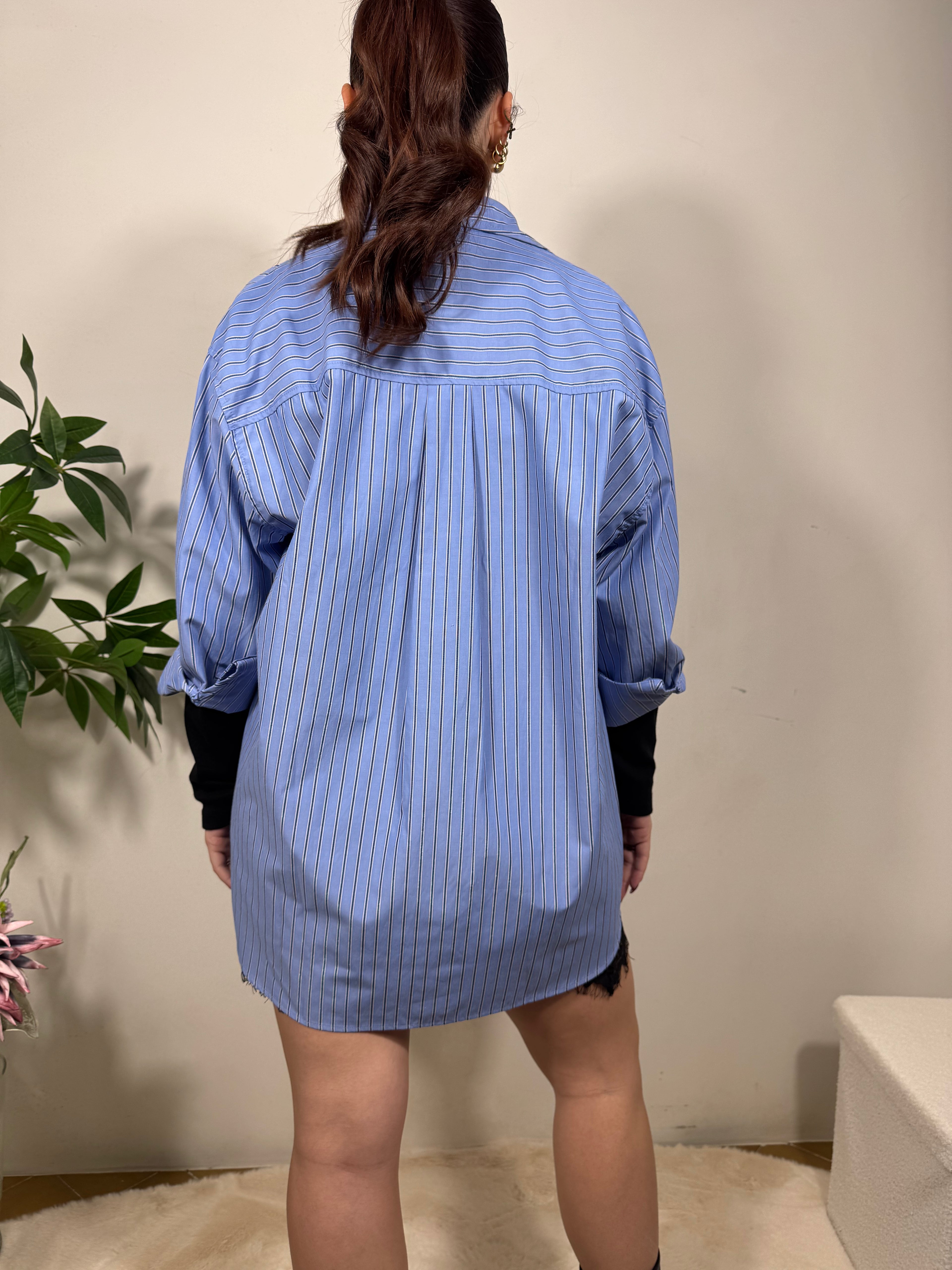 CAMICIA AZZURO MARE
