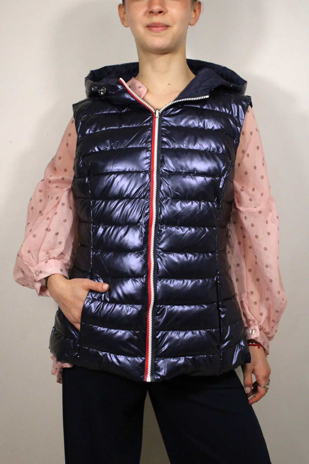 GILET TRAPUNTATO REVERSIBILE