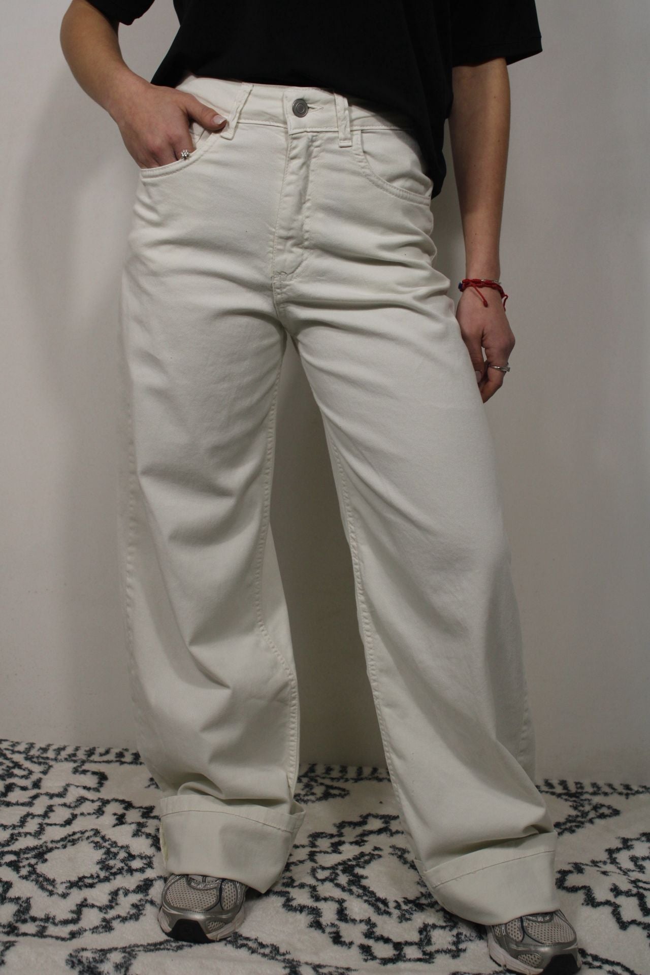 JEANS BAGGY ELASTICIZZATO