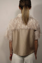 CAMICIA CON EFFETTO SHAGGY