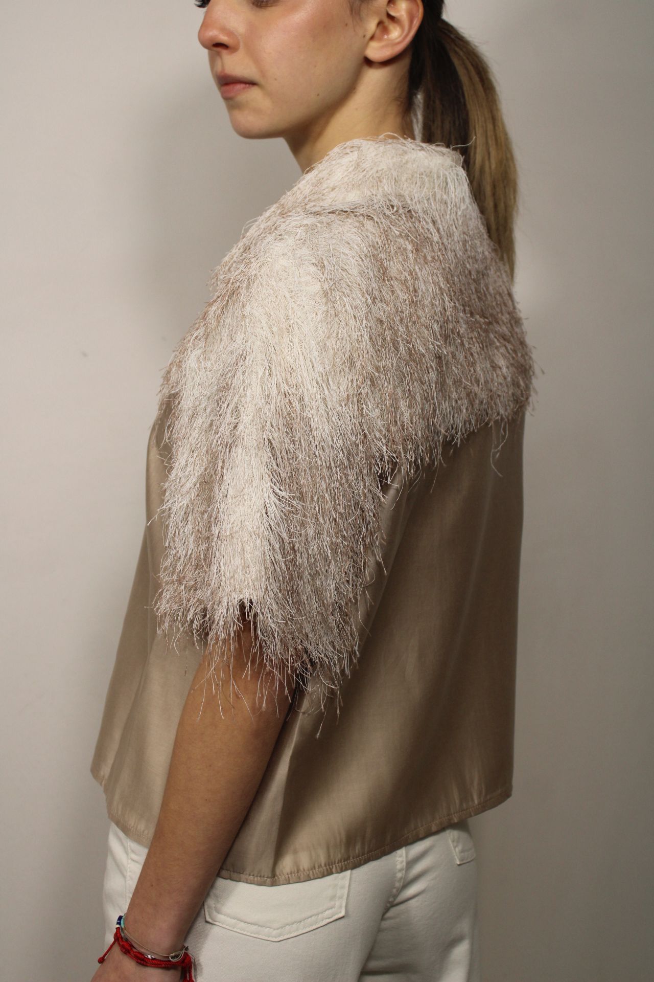 CAMICIA CON EFFETTO SHAGGY