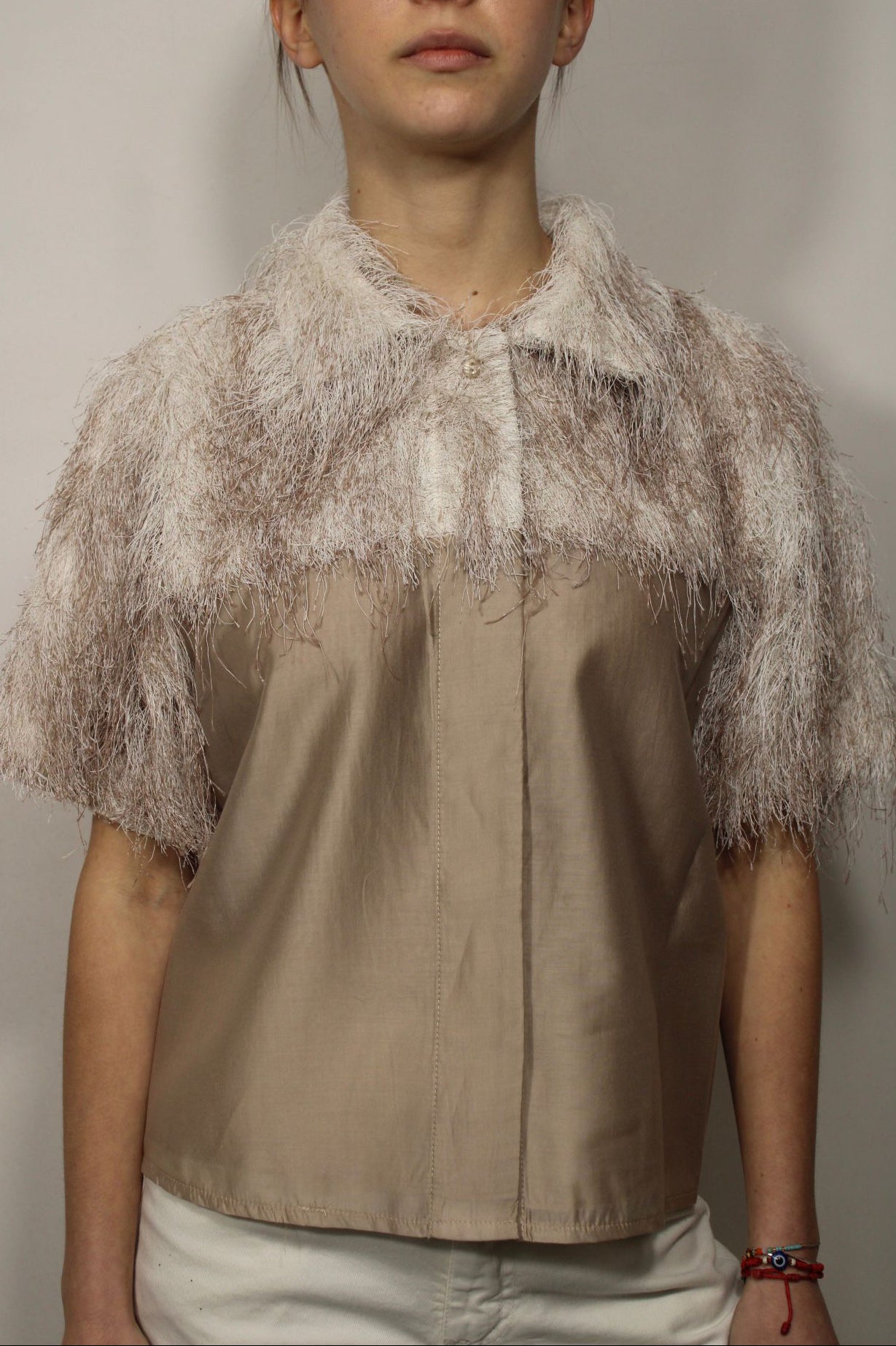 CAMICIA CON EFFETTO SHAGGY