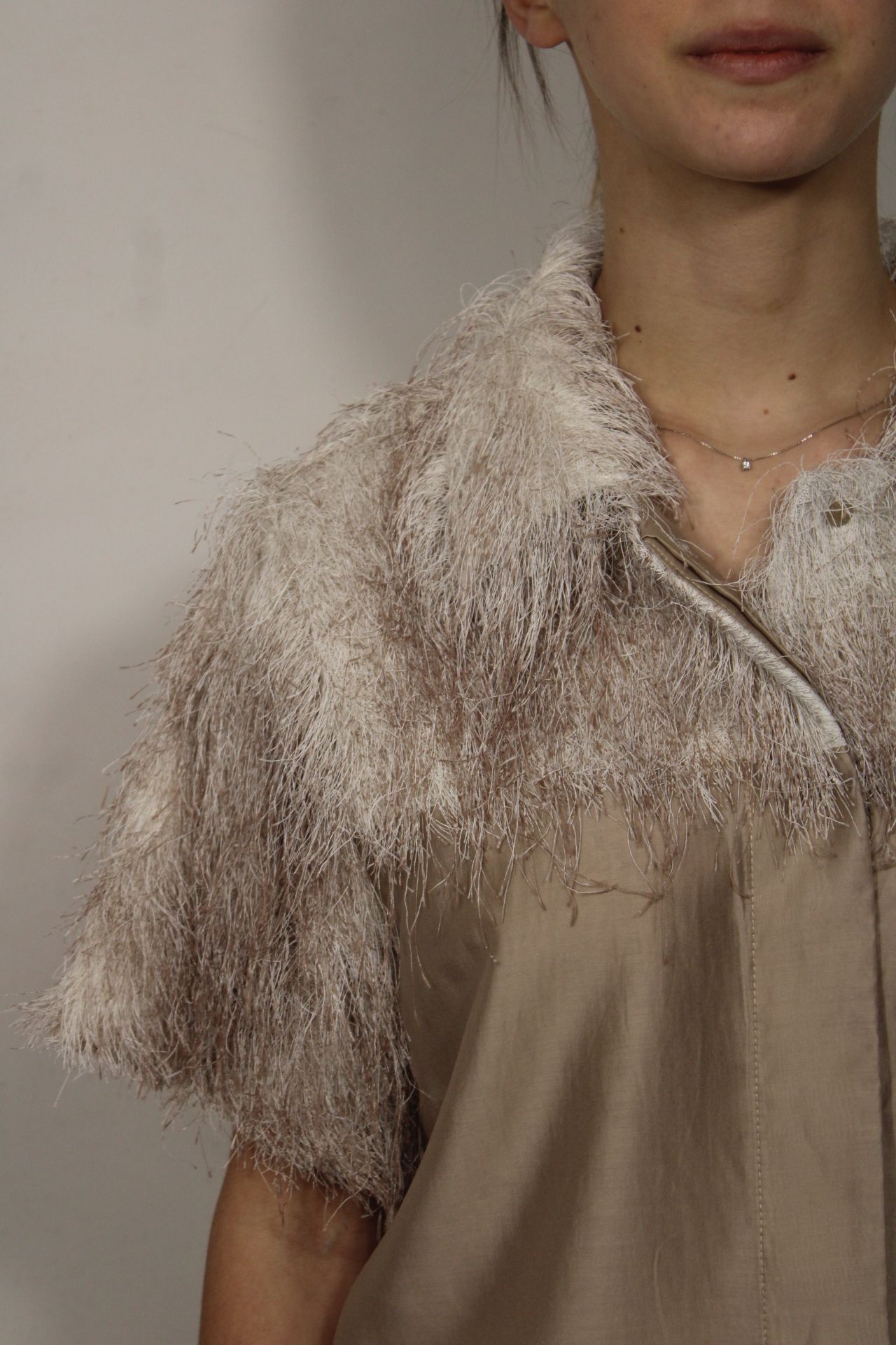 CAMICIA CON EFFETTO SHAGGY