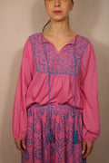 CAMICIA BLUSA ROSA