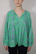 BLUSA CON COLLO ALLA TUNISINA