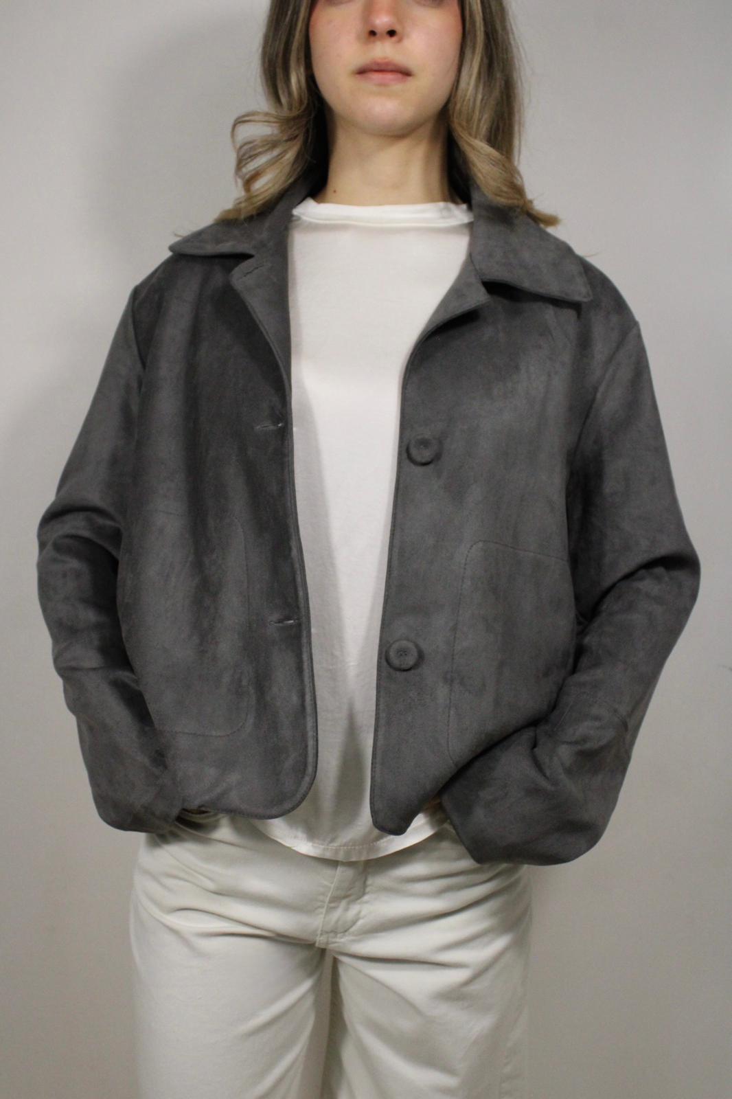 GIACCA MININA CON BOTTONI